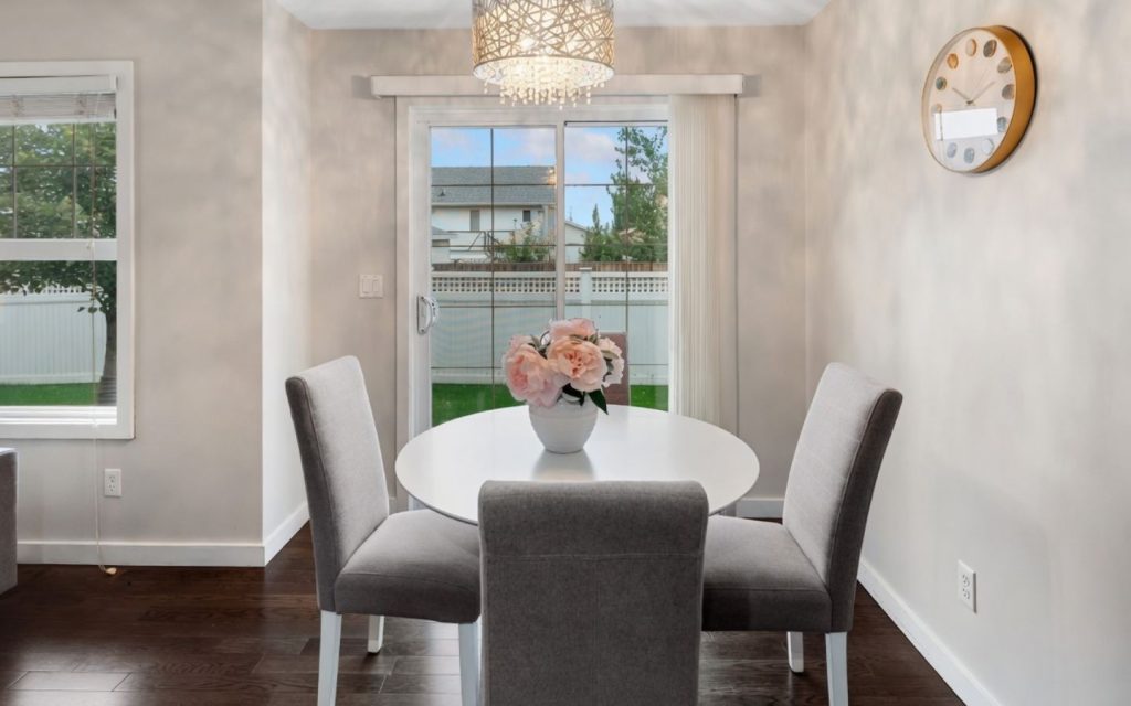 A wall clock in the dining room for placement tips for wall clocks