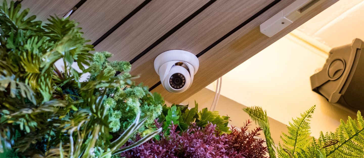 Camera from one of the CCTV installation companies in RAK