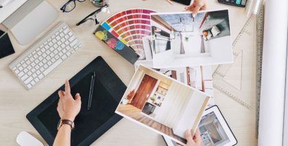 interior design companies in RAK working on a project