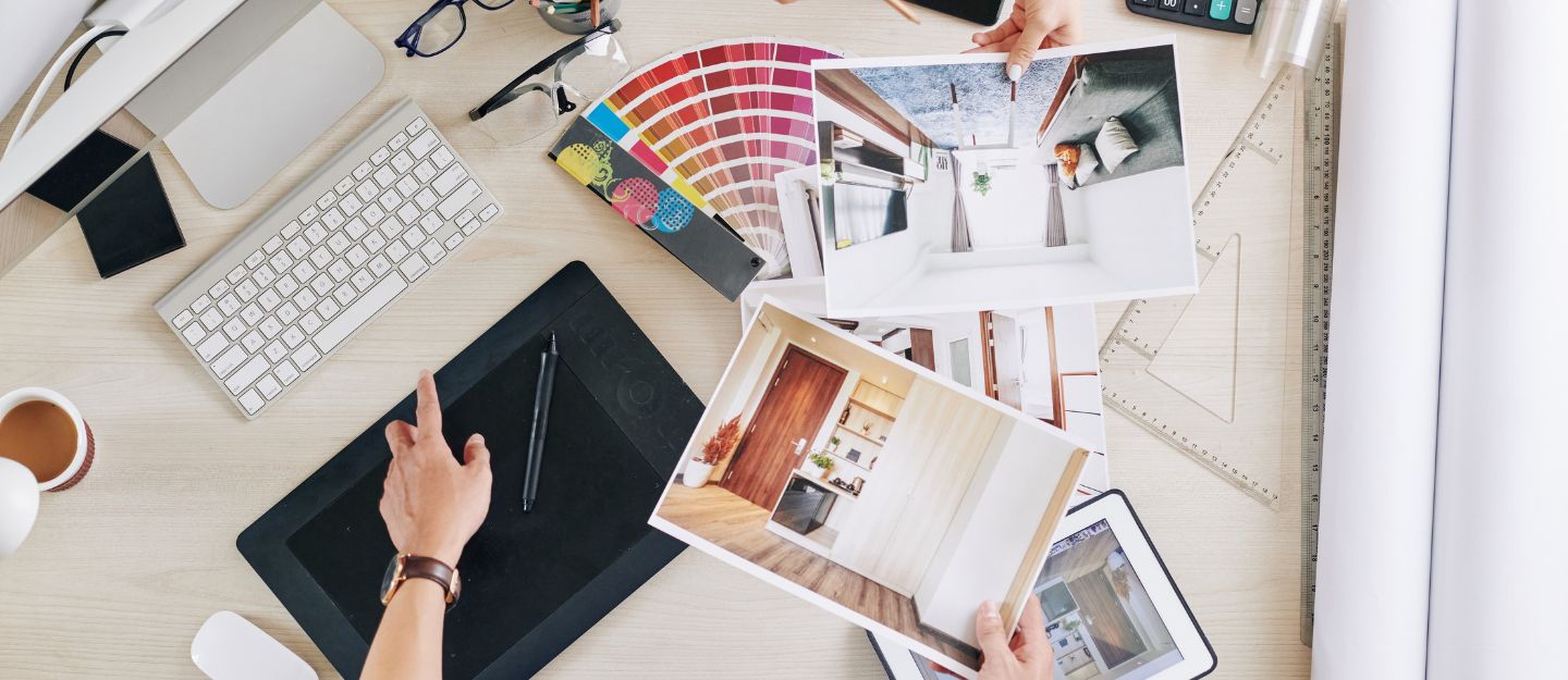 interior design companies in RAK working on a project