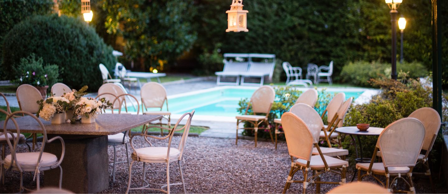 a girl is preparing to host event in a Dubai villa