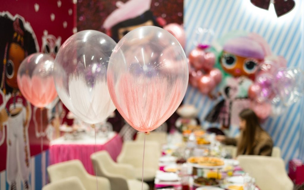 A home birthday party celebration setup 