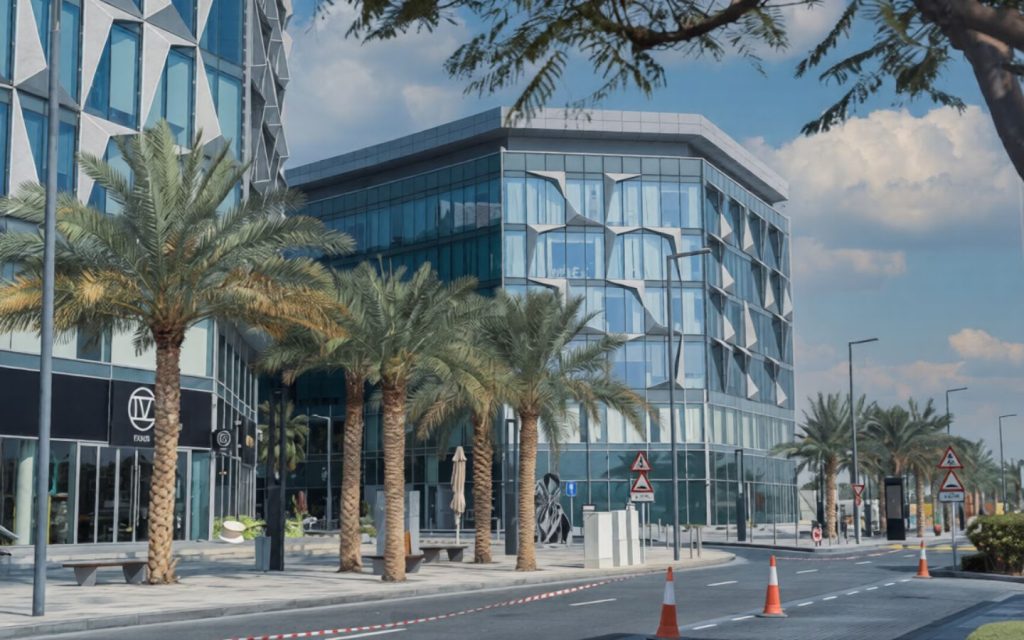 Street view of Dubai Design District