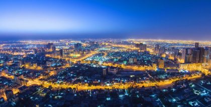 aerial view of ajman