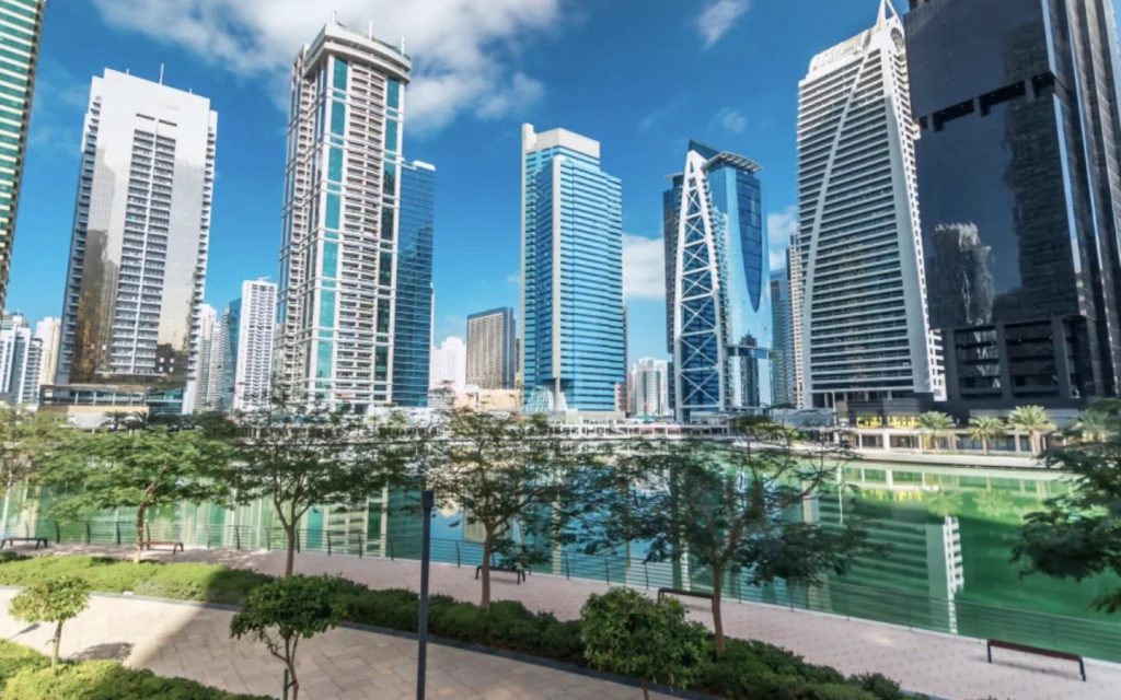 View of DMCC real estate buildings
