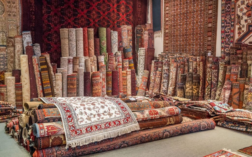 you can shop from carpet stores in Sharjah