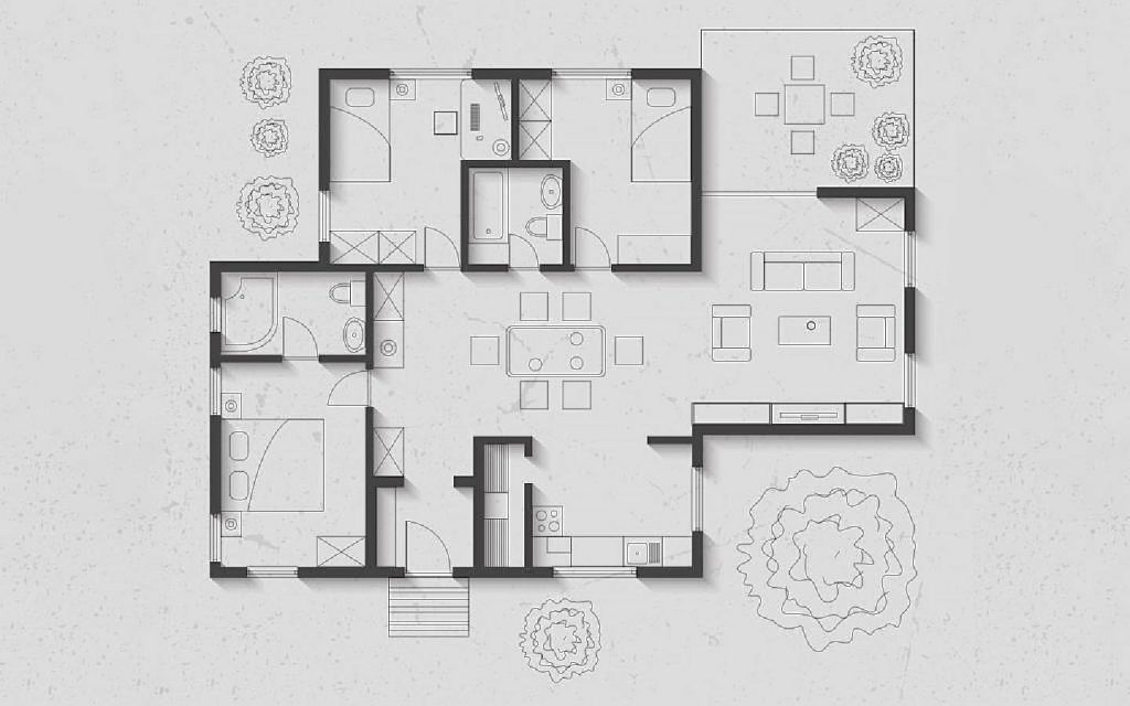 Considerations for Initial design approval in Dubai like the floor plan shown
