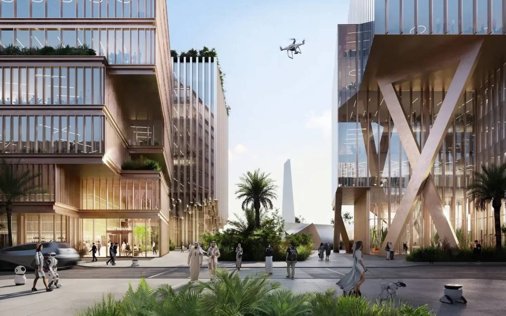 An illustration showcasing the Al Marwan Developments portfolio